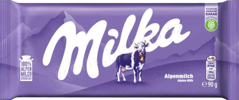 Milka ALPENMILK 90g/25ks mléčná  