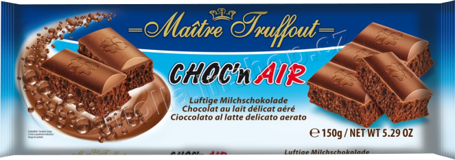 MT Chocair mléčná čokoláda 150g/12ks