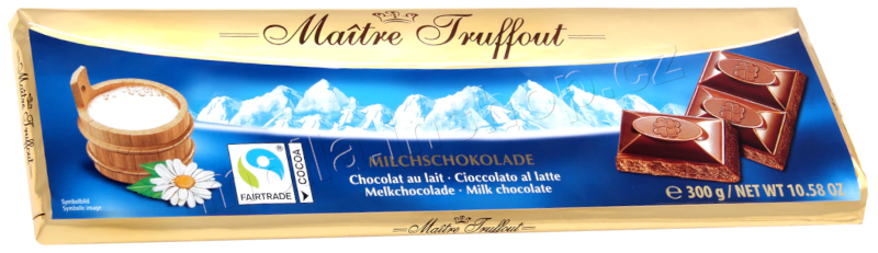 MT čokol. mléčná 300g/11ks zlatá