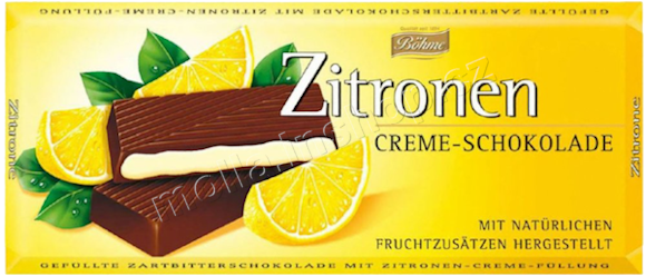 MT citrón plněná čok. 100g/20ks GUNZ   Bohme