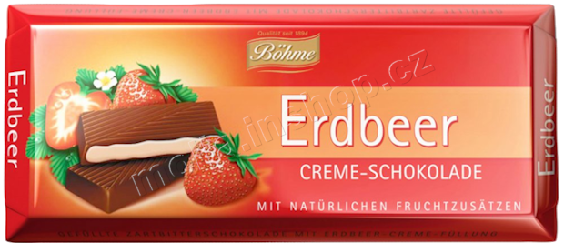 MT jahoda plněná čok. 100g/20ks GUNZ  Bohme