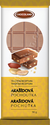 Pochoutka arašidová 90g/15ks Chocoland