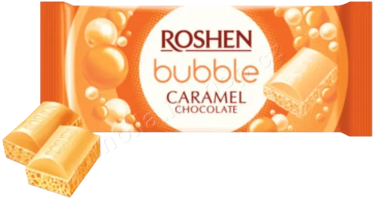 Roshen Bubble karamelová čokoláda 80g/20ks