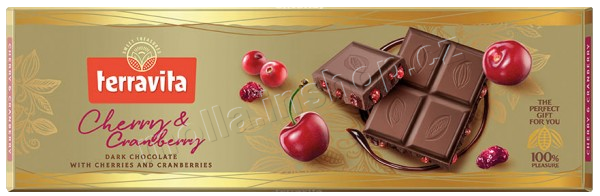 TERRAVITA hořká višně s brusinkami 225g/9ks