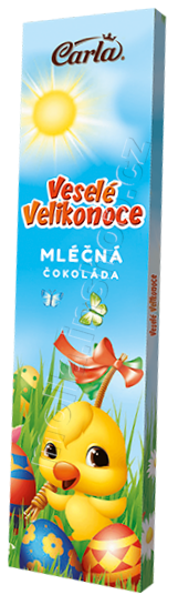 T.č. mléčná VELIKONOCE 25g/40ks (5x5g) CARLA VH353