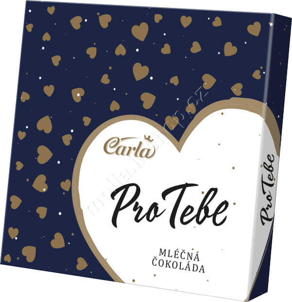 T.č. PRO TEBE 100g/10ks mléčná čtverec CARLA