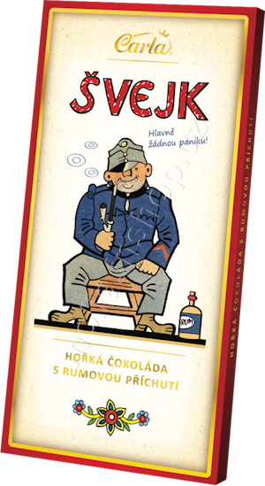 T.č. ŠVEJK hořká rum 80g/15ks CARLA    obdélník
