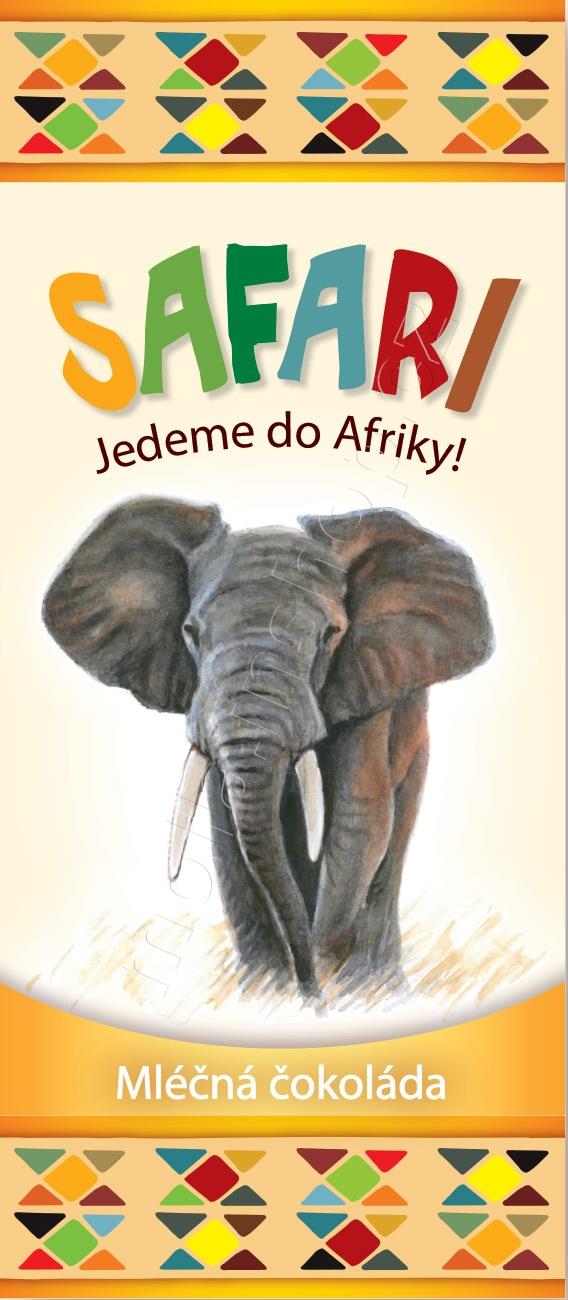 T.č. SAFARI mléčná 20g/40ks Carla čokoláda