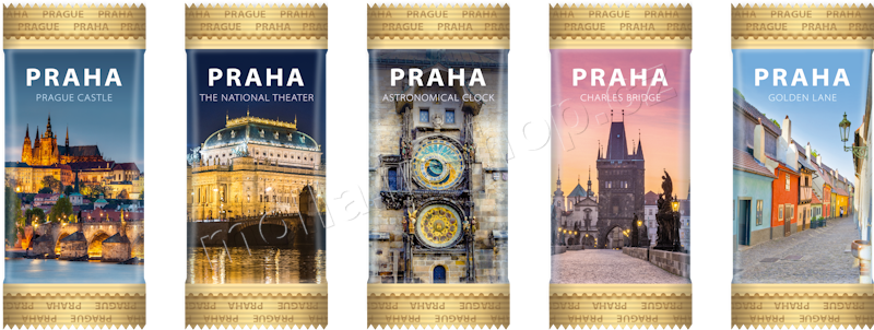 T.č. PRAHA mléčná 20g/40ks Carla čokoláda