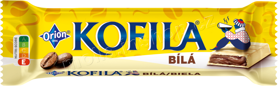 Kofila tyč. bílá 35g/64ks