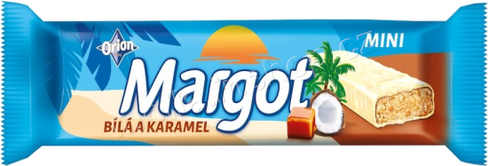 Margot MINI bílá karamel 40g/48ks tyčinka ORION