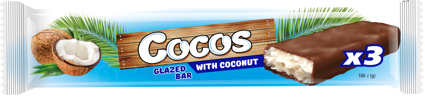 Cocos 100g/20ks tyčinka