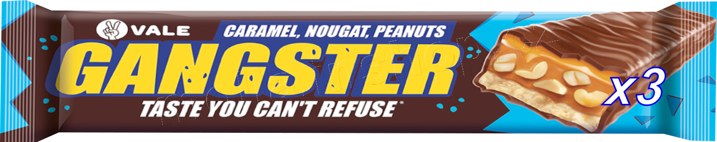 Gangster karamel 100g/20ks tyčinka