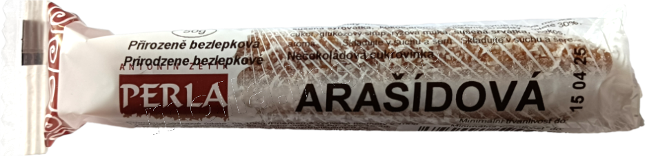 Arašídova.tyč. 50g/36ks ZETÍK/PERLA