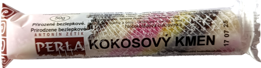 Kokosový kmen 50g/36ks  ZETÍK/PERLA přirozeně bezlepkový