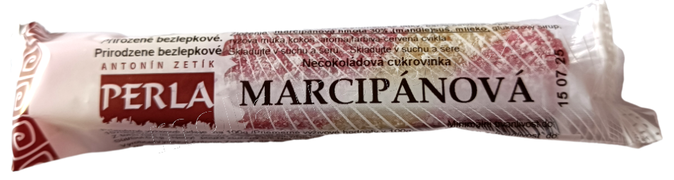 Marcipánová tyčinka 50g/36ks ZETÍK/PERLA přirozeně bezlepkový 