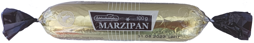 Marcipánová tyč. hnědá 100g/30ks