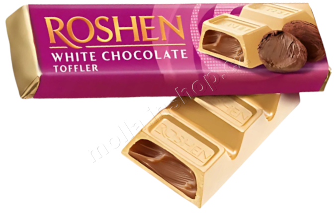 Roshen Bar bílá tyč. Toffler 41g/30ks 
