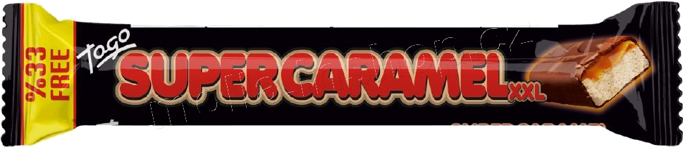 Super Caramel XXL 55g/24ks tyčinka   Togo