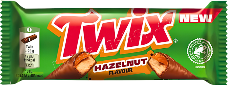 TWIX Hazelnut 46g/30ks 2čokol.tyčinky