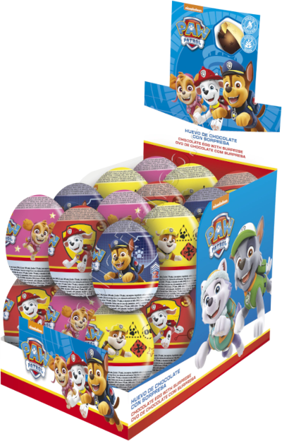 Vejce  Paw Patrol 20g/24ks čokoládové
