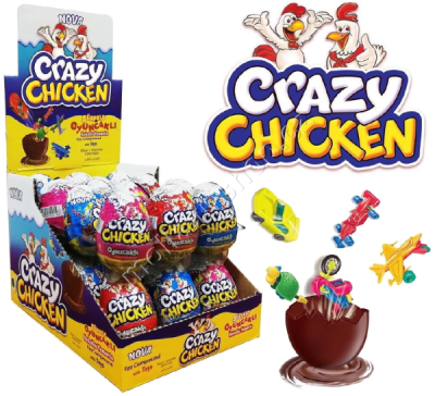 Vejce Nova Crazy Chicken 25g/24ks pochoutka