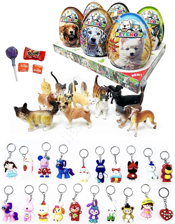 VEJCE XXXL Petshow  25g/6ks plastové vajíčko