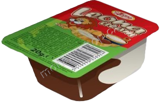 Leona krém 20g/24ks nugeta kakao 50% a vanilka 50%