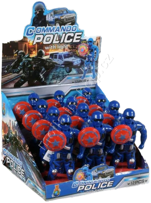 Commando Police se světlem 5g/12ks Policie Jimmy Fox