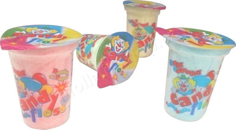 Cukrová vata malá 400ml-20g/12ks-kelímek