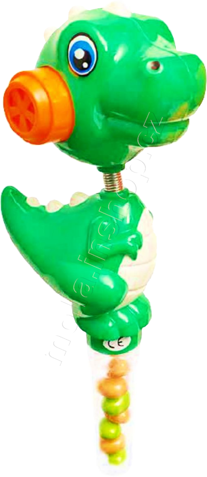 Dinosaurus s houkačkou 7g/12ks s komprimátem s jahodovou příchutí