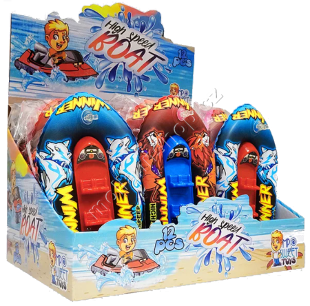 High speed boat 12ks člun vodní Winner Hračka bez cukrovinky