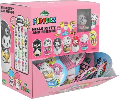 Hello Kitty a Friends Flipperz 10g/24ks With Candy