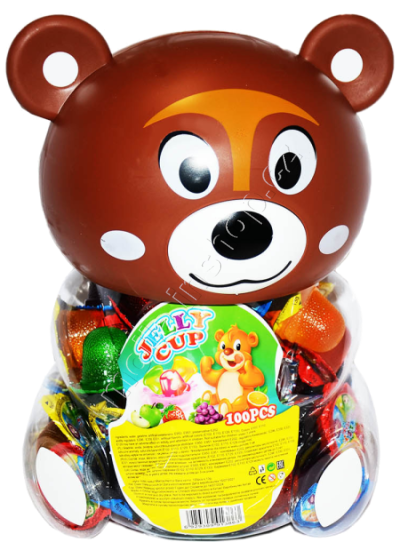 JELLY Cup Medvídek želé 13g/100ks Bear