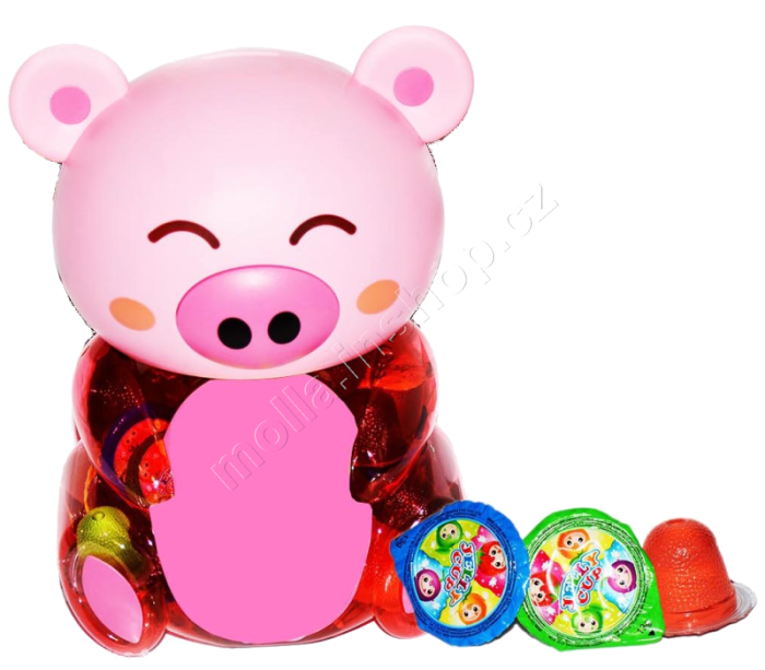 JELLY Cup  prasátko želé 13g/100ks Pig