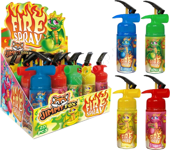 Spray Hasicí přístroj 50ml/20ks  Jimmy Fox  Fire Extinguisher