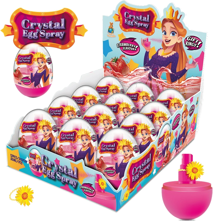 Spray Crystal Egg 30ml/12ks With Gift Ring /vajíčko/