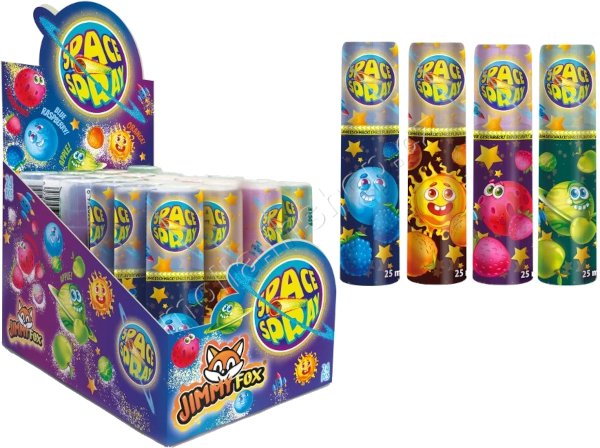Spray Space 25ml/24ks Jimmy Fox ovocný