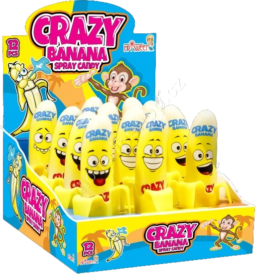 Spray Banana Crazy 25ml/12ks Sprej