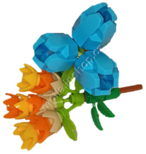 Build Blox Květina s cukrovinkou 1g/18ks Candy Gang Skládací kostky Flowers