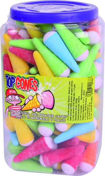Zmrzlinky-lipo s práš 12,5g/150ks Top Cones