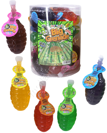 Želé Big Grenade Jelly 65g/24ks  granát