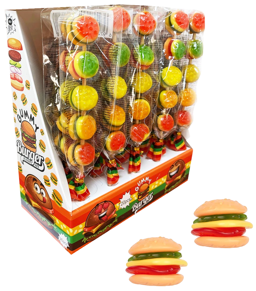 Želé Burger Gummy tyčka 18g/20ks