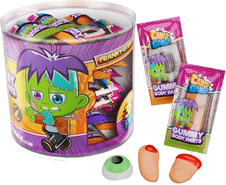 Želé Franky-Stein Body Parts 10g/35ks CG části těl