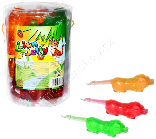 Želé Lev Jelly 80g/24ks dóza  Lion