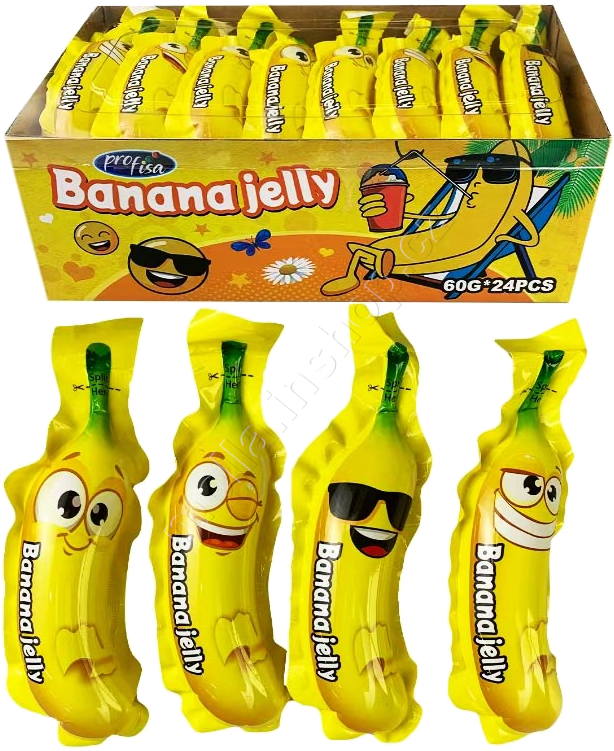 Želé New Banana Jelly 60g/24ks