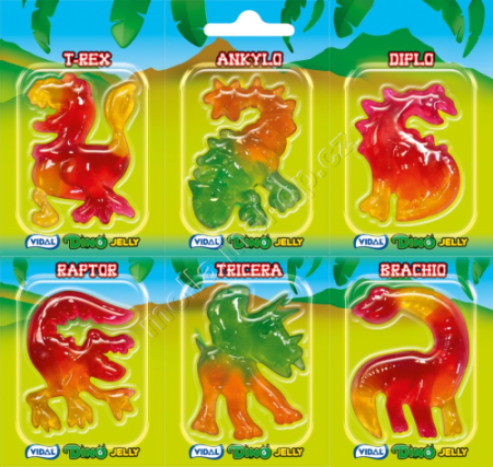 Želé ve vaničce DINO Jelly 11g/66ks  VIDAL