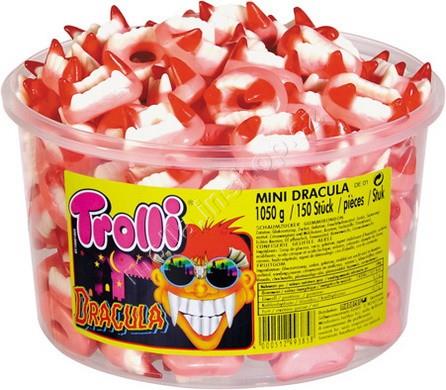 Želé Zuby 7g/150ks,DOZA Dracula  TROLLI