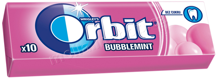 Wrigley's Orbit Bubblemint draže 30ks