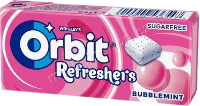 Wrg Orbit Refreshers Bubblemint 17.9g/12ks draže